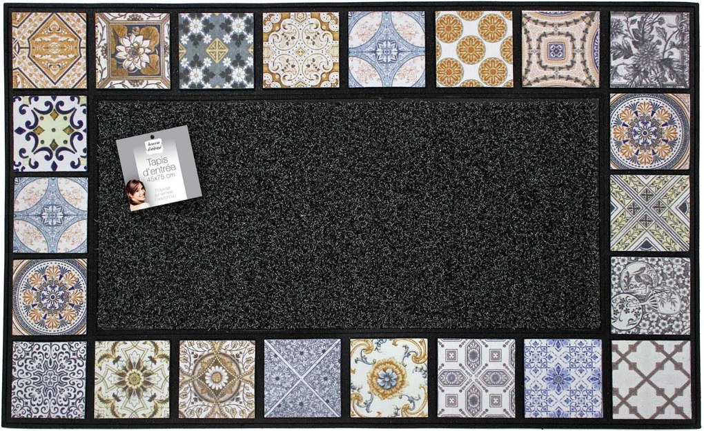 Wycieraczka pod drzwi, hiszpańska mozaika, 45 x 75 cm