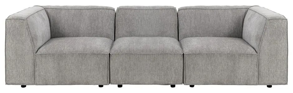 Jasnoszara sofa modułowa Bonami Selection Fairfield, 282 cm