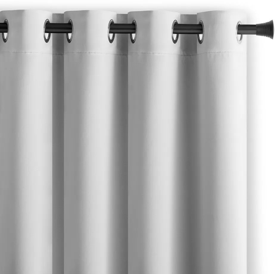 Restilo Zasłona Blackout EYELETS biały, 140 x 245 cm