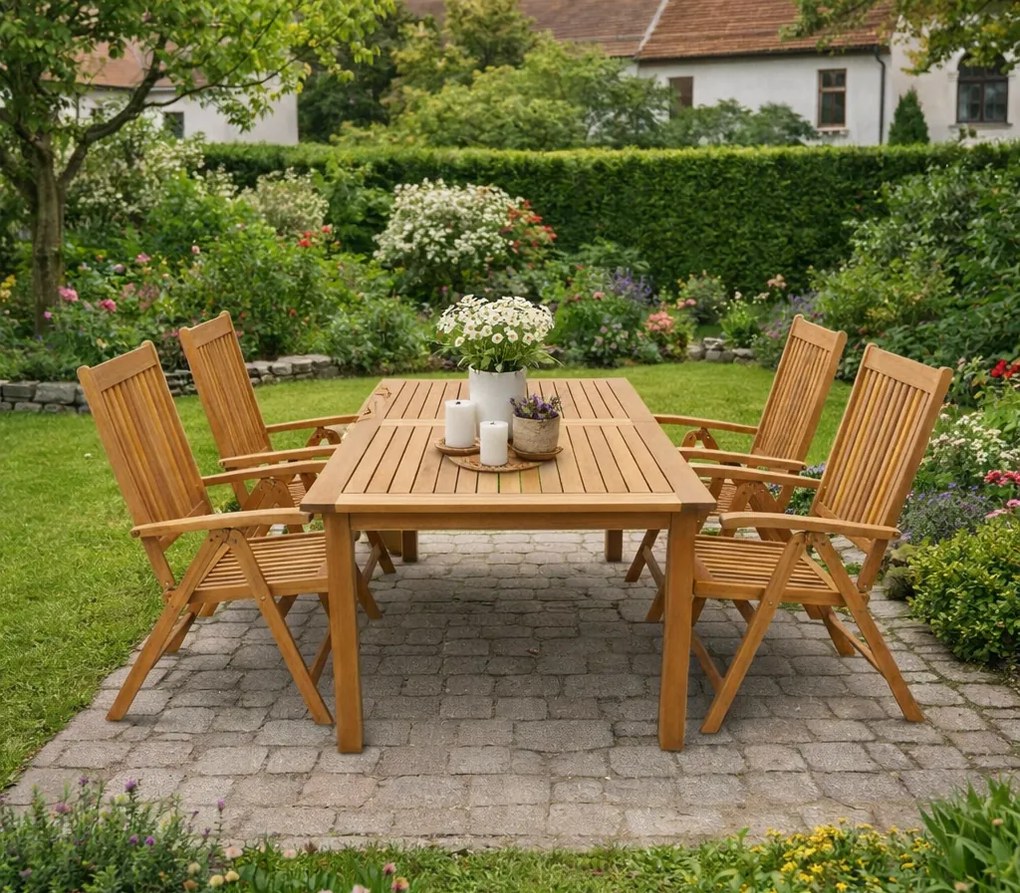 Doppler ATLAN - 2. gatunek ogrodowy zestaw wypoczynkowy 4+1