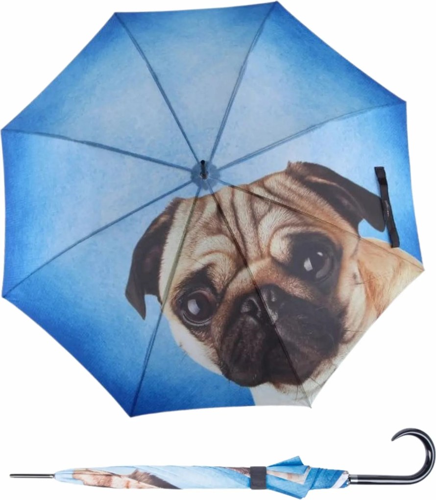 Doppler Modern Art Lazy Dog damski parasol długi automatyczny