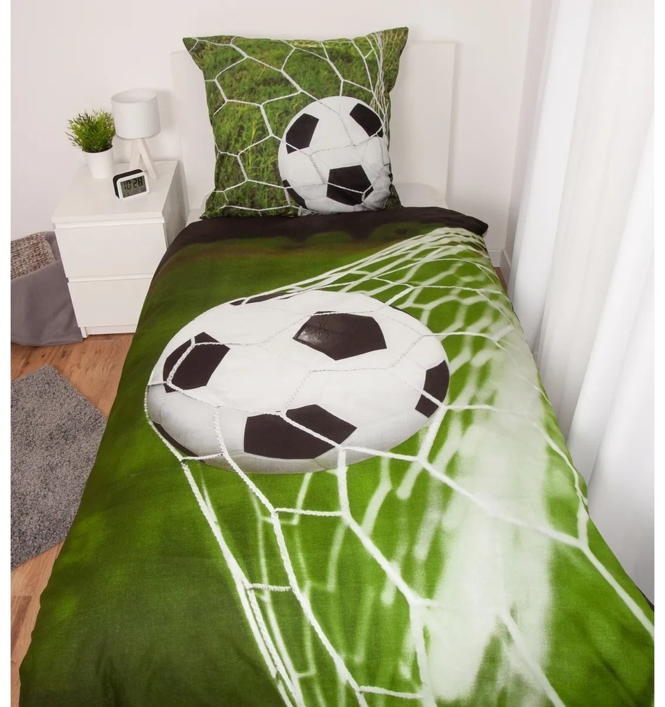 Herding Pościel bawełniana Football, 135 x 200 cm, 80 x 80 cm