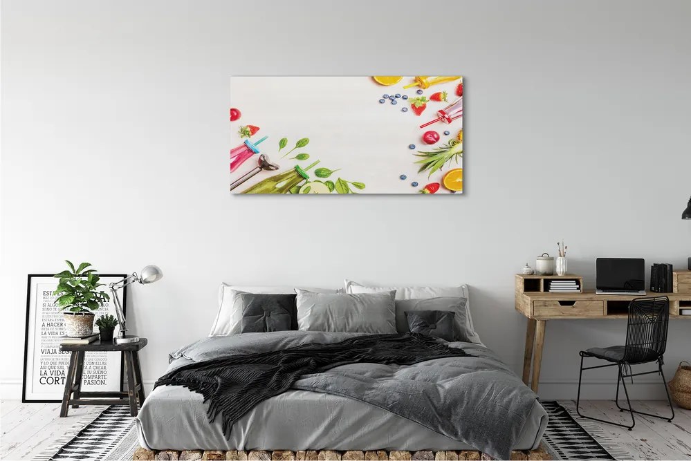 Obraz drukowany na płótnie Zielony Koktajl Witaminowy