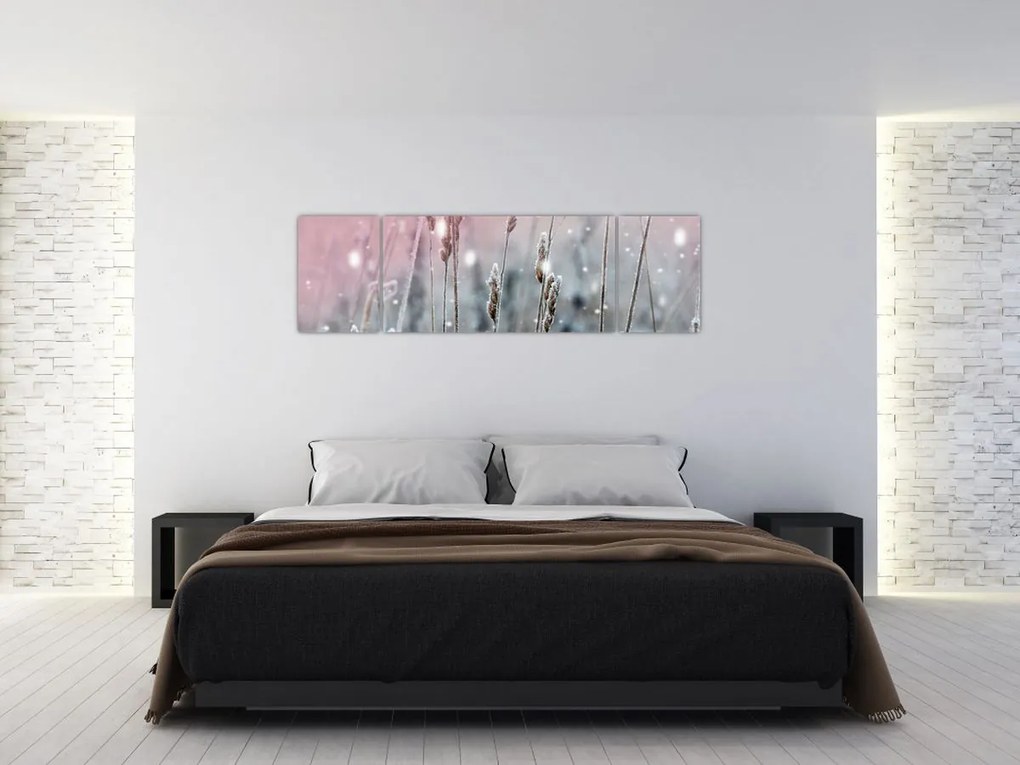 Obraz - Zimowy krajobraz (170x50 cm)