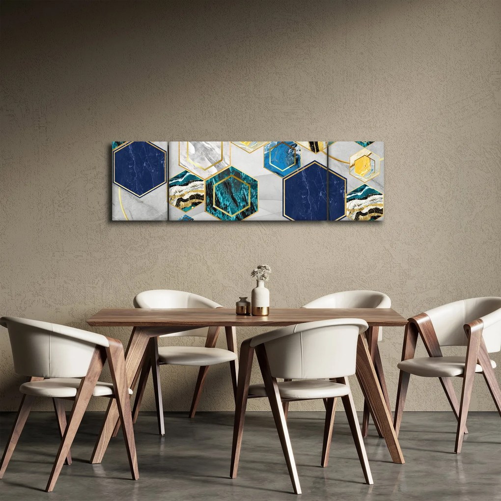 Obraz - Marmurowa kompozycja (170x50 cm)