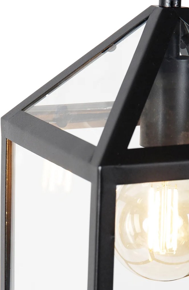 Inteligentna lampa wisząca zewnętrzna czarna IP23 z Wi-Fi G95 - Amsterdam