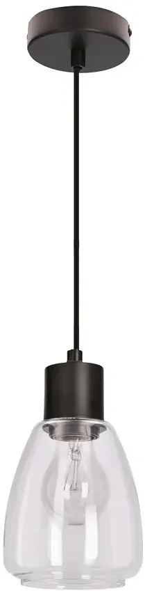 Nowoczesna lampa wisząca w stylu loftowym bezbarwna - D202 B5-D59