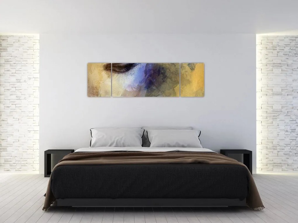 Obraz - Portret kobiety, rysunek (170x50 cm)