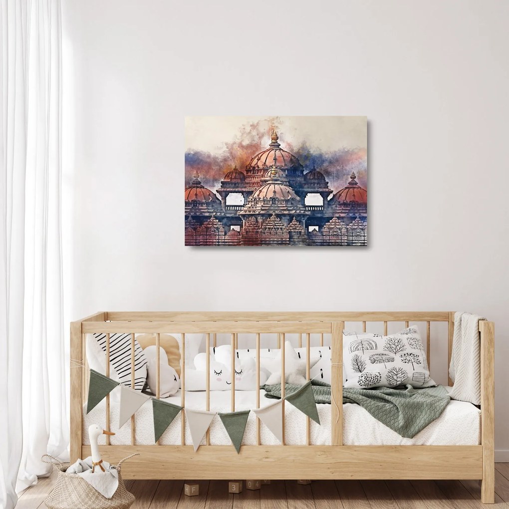Obraz na szkle - Akshardham, New Delhi, Indie (70x50 cm)