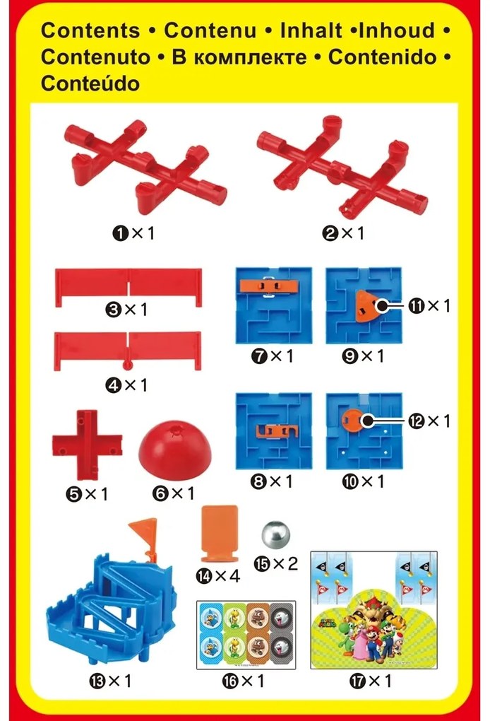 Epoch Super Mario Board Game Maze Challenge