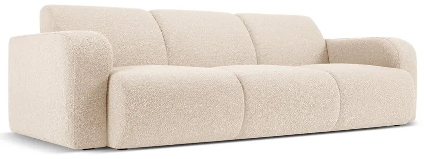 Beżowa sofa z materiału bouclé 235 cm Molino – Micadoni Home
