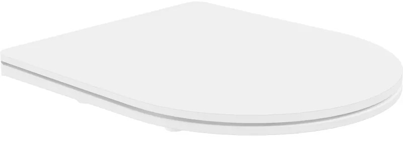 Mexen deska wolnoopadająca slim, duroplast, biała mat - 39740001