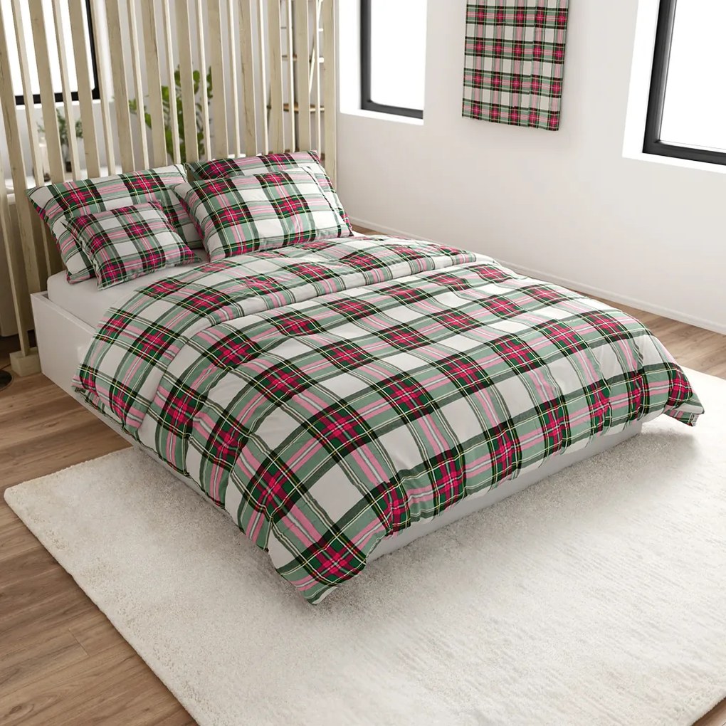 PrzytulneMieszkanie.pl PrzytulneMieszkanie.pl Flanelowa pościel LANECO kolorowa Rozmiar pościeli: 2 szt 70 x 90 cm | 200 x 220 cm
