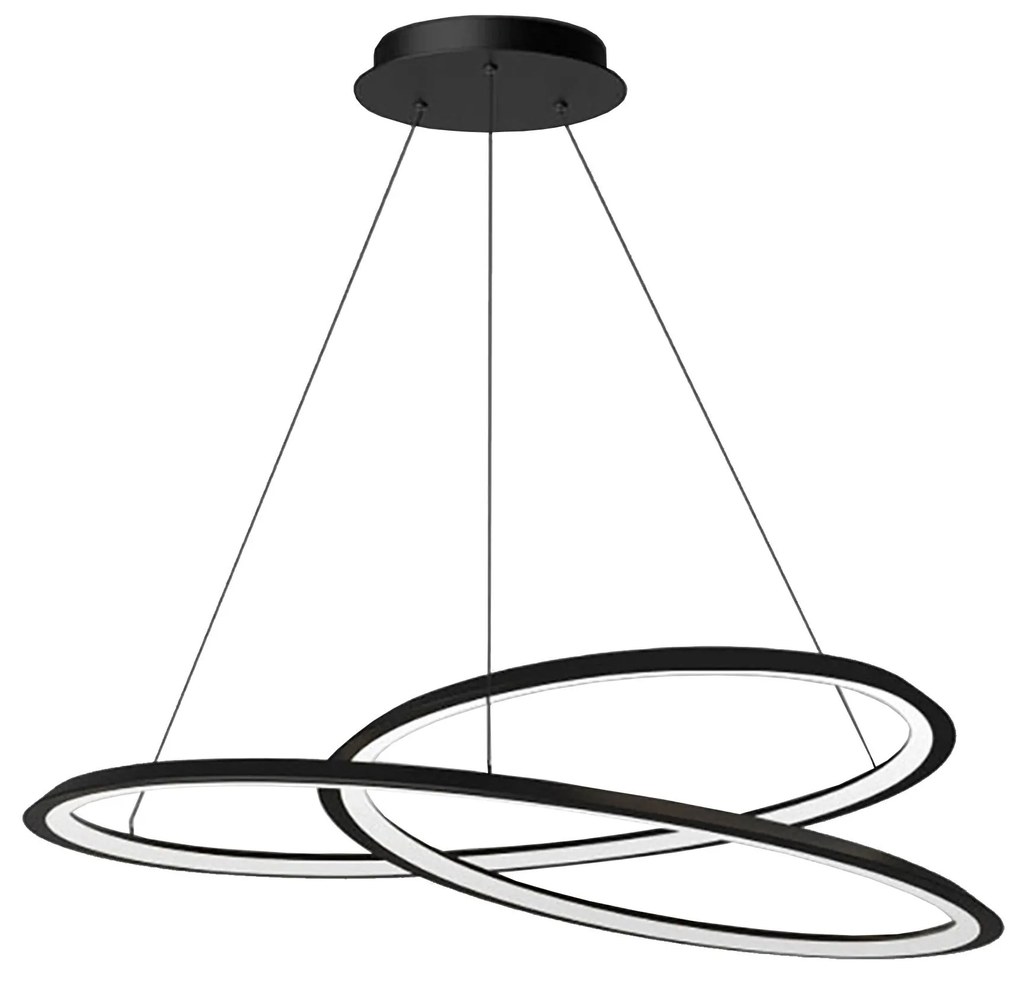 Lampa Wisząca APP1194-CP Czarna