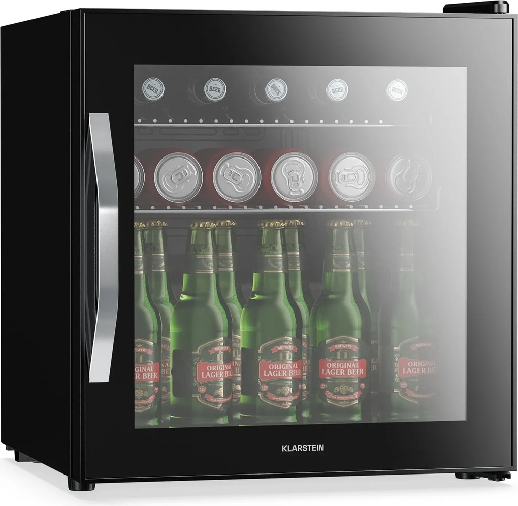 Klarstein Beersafe Reflect 44cm 47L Lodówka na Napoje Czarny