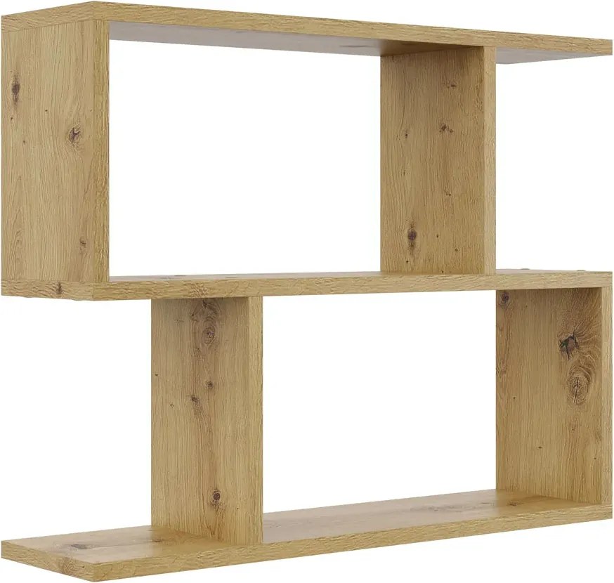 Skandynawska półka na ścianę w kolorze dąb artisan C9-C73