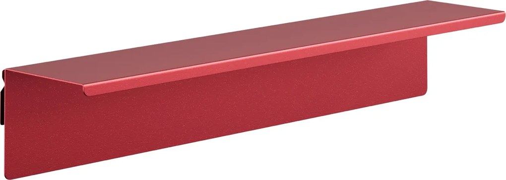 Metalowa półka ścienna Modern Joanne 70 cm, kolor czerwony