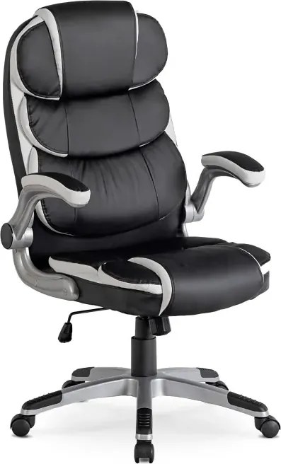 Czarny fotel obrotowy  P8-G53