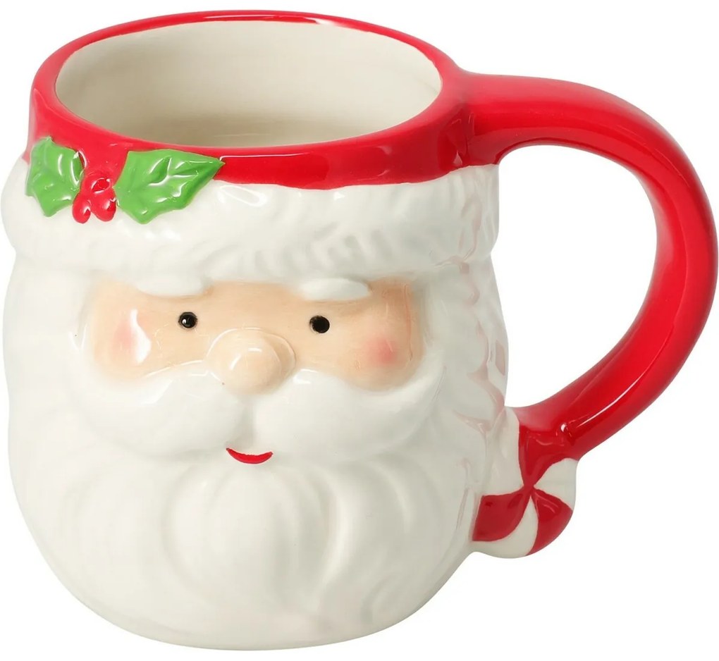 Zestaw 2 kubków ceramicznych Mr. & Mrs. Claus 440 ml