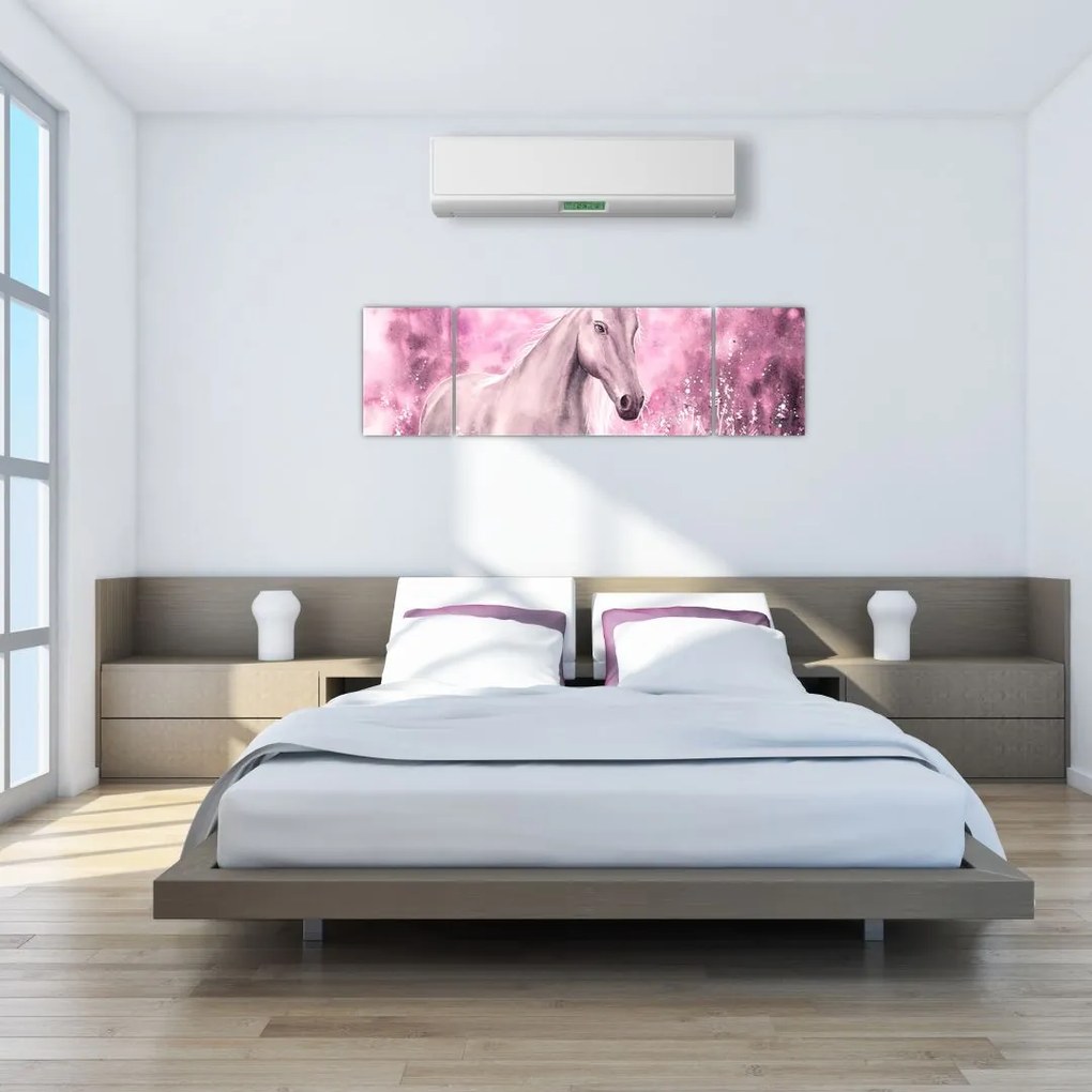 Obraz - Malowany koń (170x50 cm)