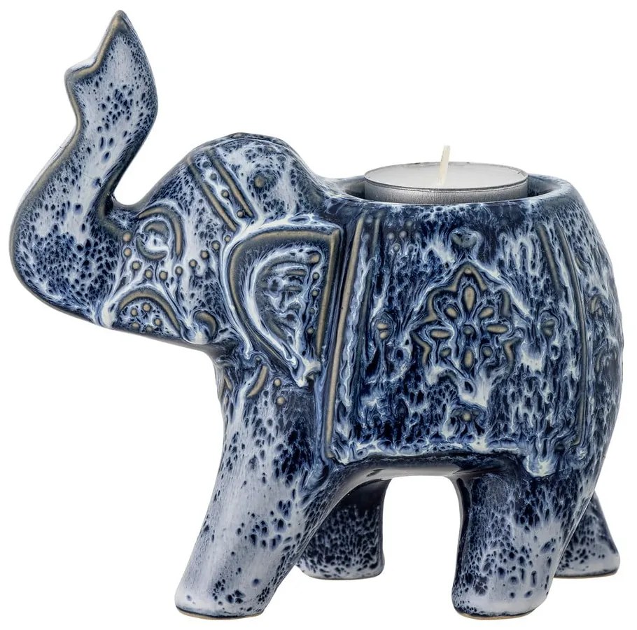 Kamionkowy świecznik na świeczkę typu tealight Oliphant – Bloomingville