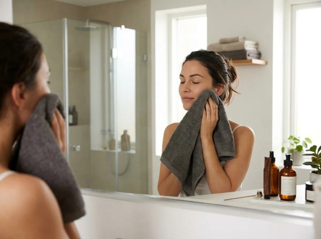 Ręcznik NORIELLE 50x90 cm ciemnoszary, 100% bawełna