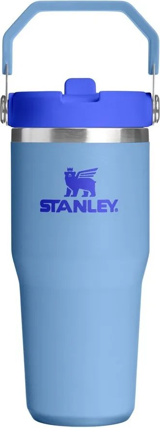 Niebieski termos ze stali nierdzewnej 410 ml IceFlow™ Flip Straw 2.0 Tumbler Blue Sky – Stanley