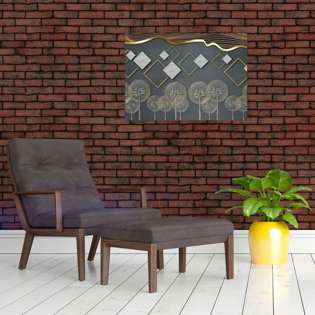 Obraz abstrakcji (70x50 cm)