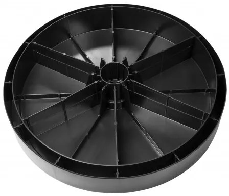 Stojak na duże parasole 70 l biały