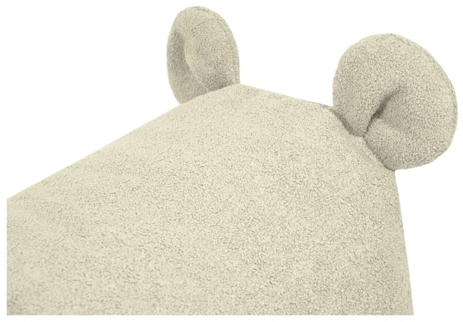 Brązowy dziecięcy worek do siedzenia z materiału bouclé Snug 130 Bear – SLOWDOWN