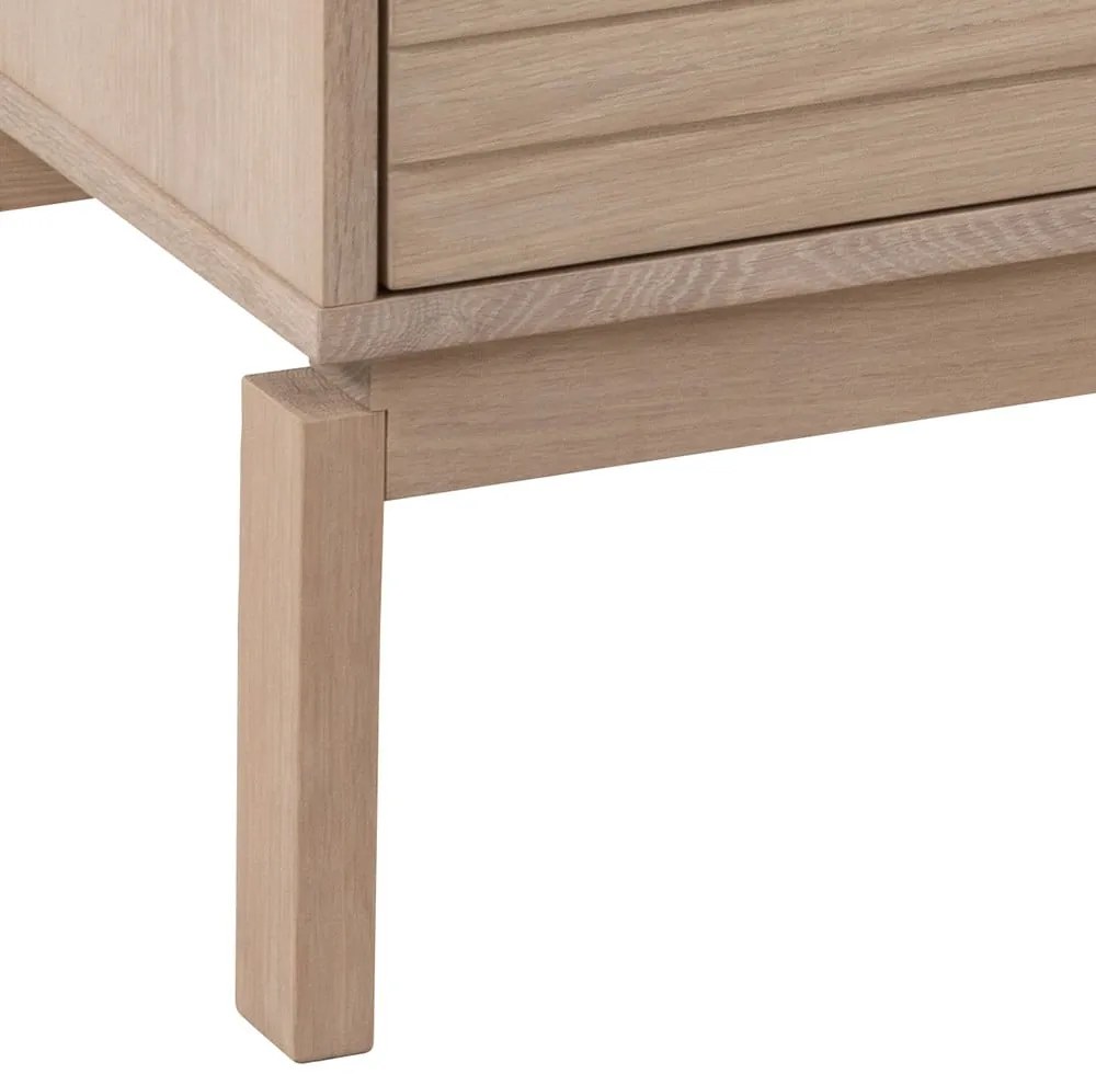 Niska komoda w dekorze dębu 180x80 cm Linley – Actona