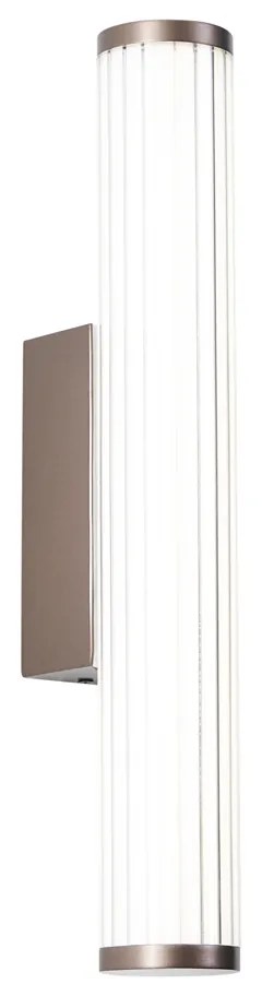Retro Kinkiet / Lampa scienna brązowy 40 cm z LED IP44 - Coco Retro Oswietlenie wewnetrzne