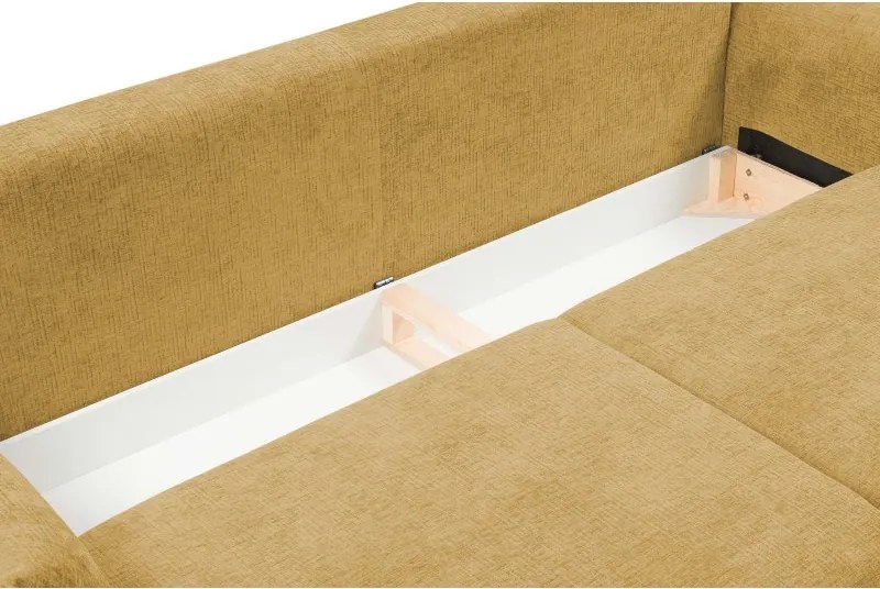 Sofa ADEL z funkcja spania i pojemnikiem ZŁOTY OVER THE HORIZON 54