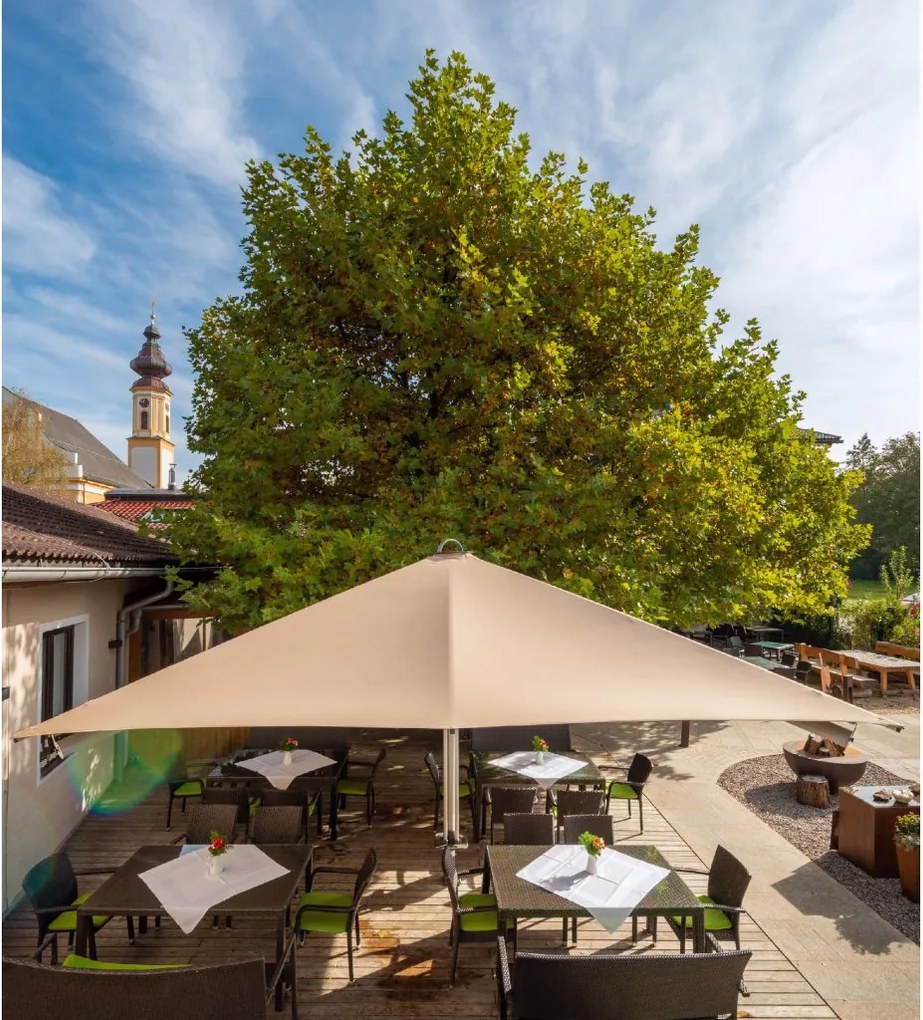 Doppler GOLIATH parasol ogrodowy 500 x 500 cm pomarańczowy