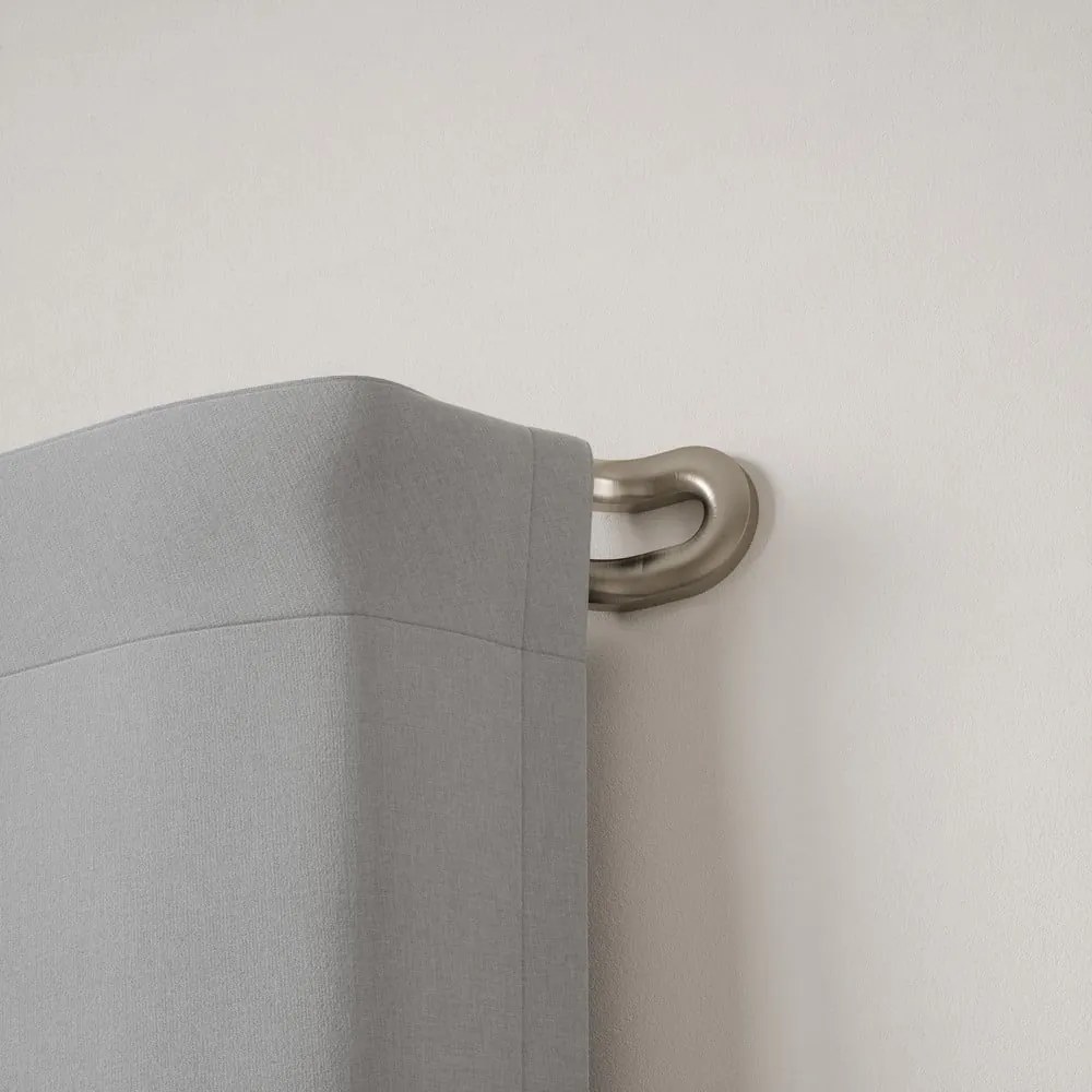 Regulowany podwójny karnisz ze stali nierdzewnej 107 - 305 cm Midnight – Umbra