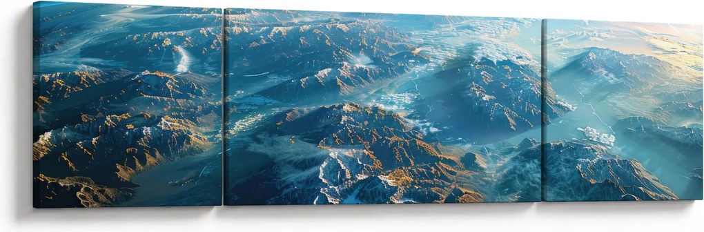 Obraz - Widok z kosmosu (170x50 cm)