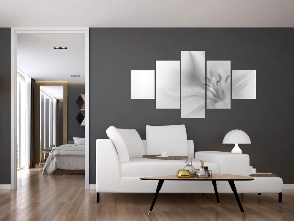 Obraz - Delikatna lilia (125x70 cm)