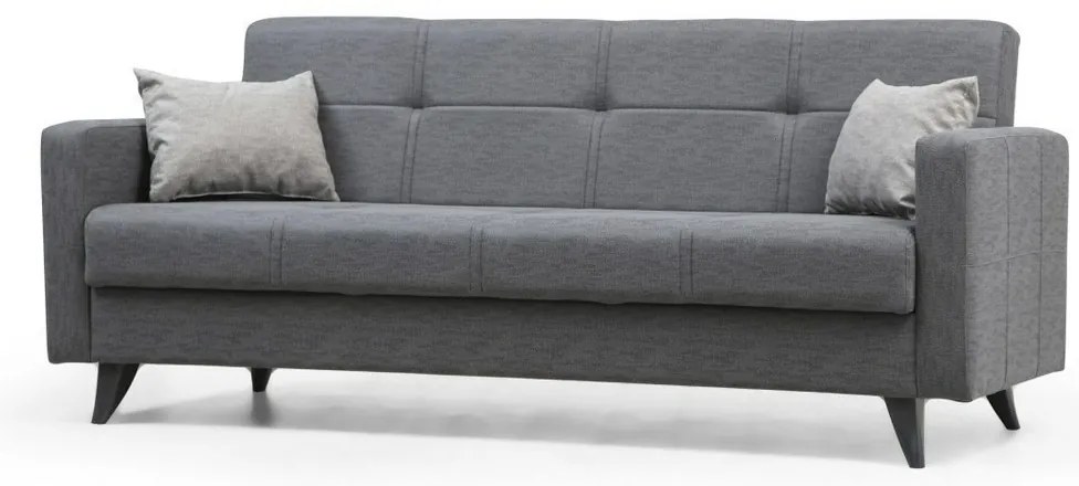Sofa rozkładana Polya 3 ciemnoszara