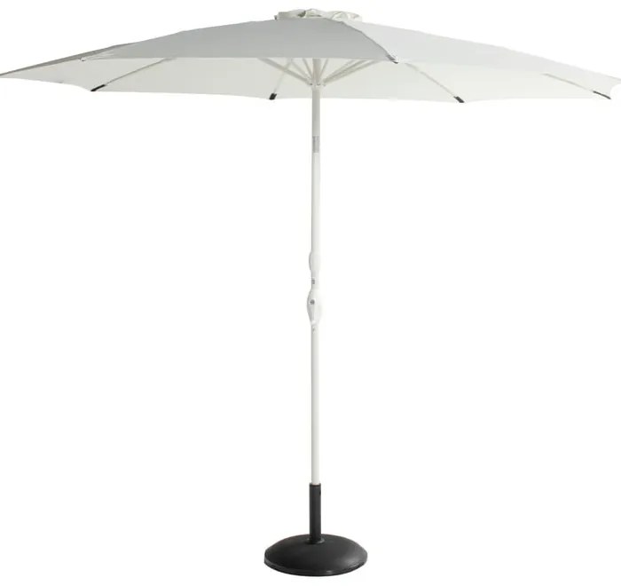 Biały parasol Hartman Sophie, ø 300 cm