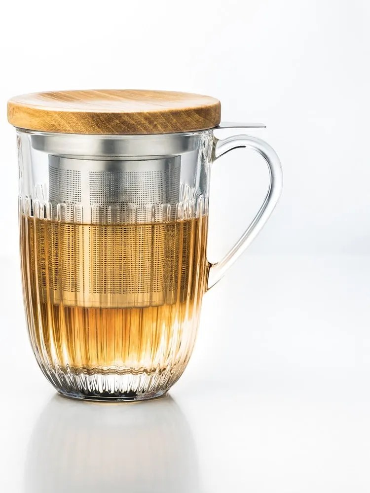 Szklany kubek z sitkiem 280 ml Ouessant – La Rochére