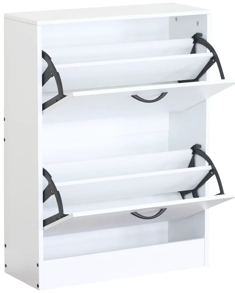 Szafka na buty BOTNIX, 2 półki, biały