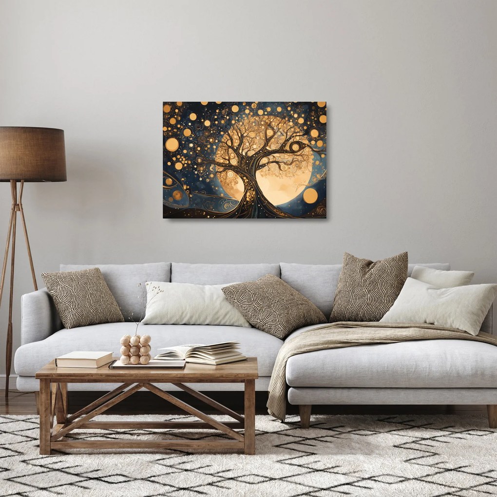 Obraz na szkle – Surrealistyczne drzewo (70x50 cm)