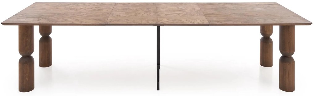 MELTON stół rozkładany 200-300x101x76 cm jasny orzech mieści 8-10 osób