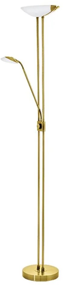 Eglo 93877 - LED ściemnialna lampa BAYA 1 LED/20W + LED/2,5W mosiądz