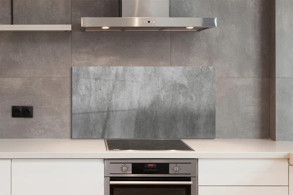 Szklany Panel Nowoczesna Ściana Betonowa