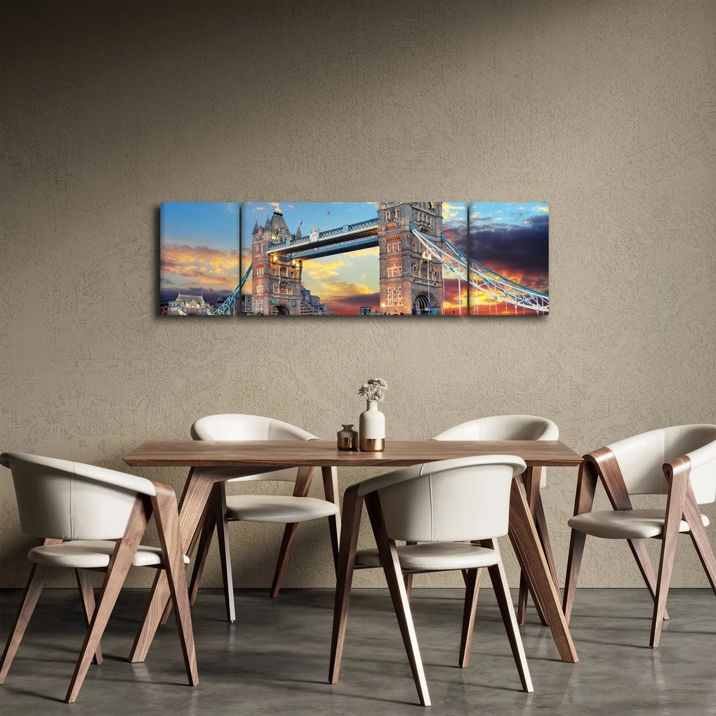 Obraz - Tower Bridge, Londyn, Anglia (170x50 cm)