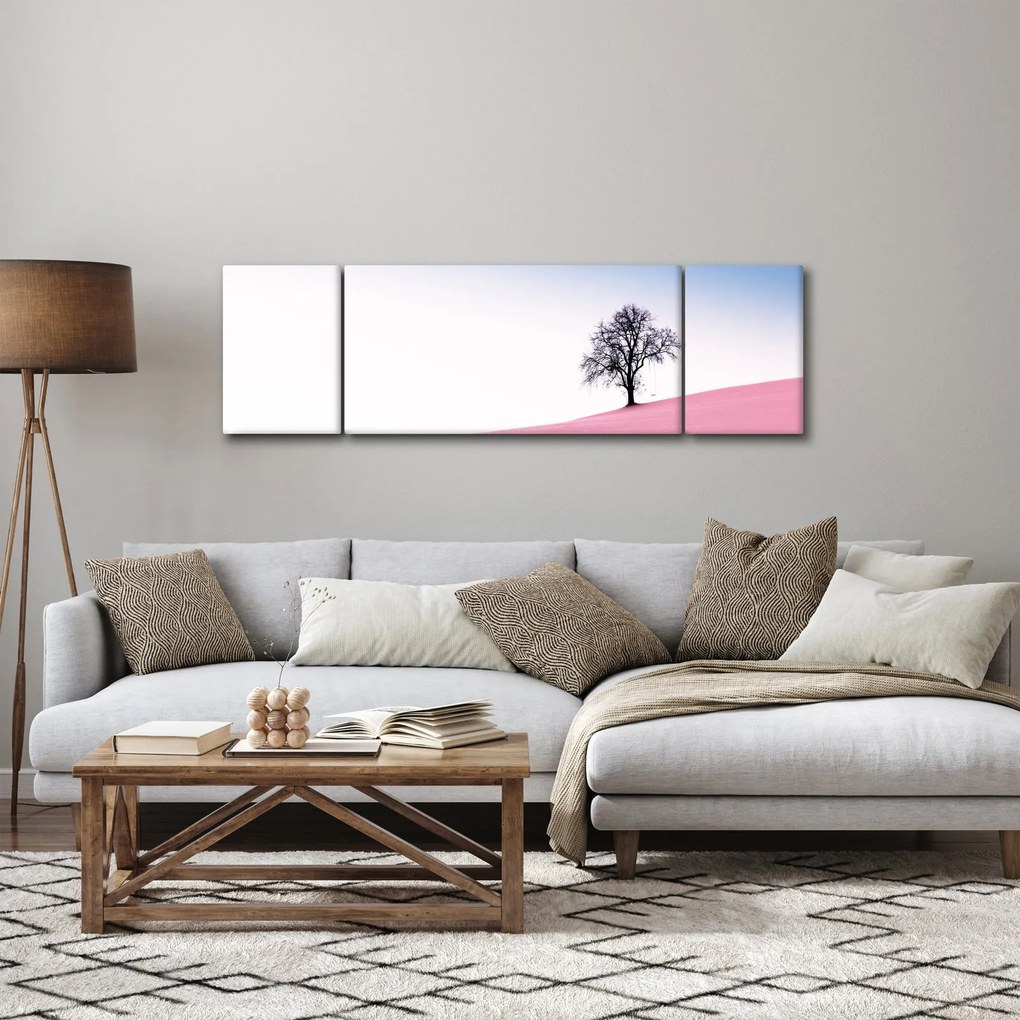 Obraz - Różowy sen (170x50 cm)