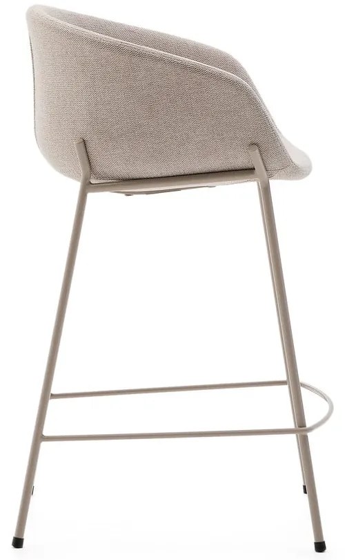 Beżowy hoker (wysokość siedziska 65 cm) Yvette – Kave Home