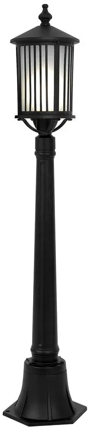 Czarna niska lampa stojąca ogrodowa - 6X A443 F6-Z69