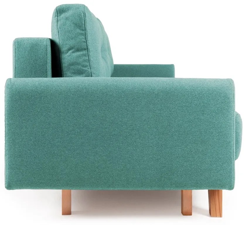 Turkusowa sofa rozkładana Bonami Selection Pop